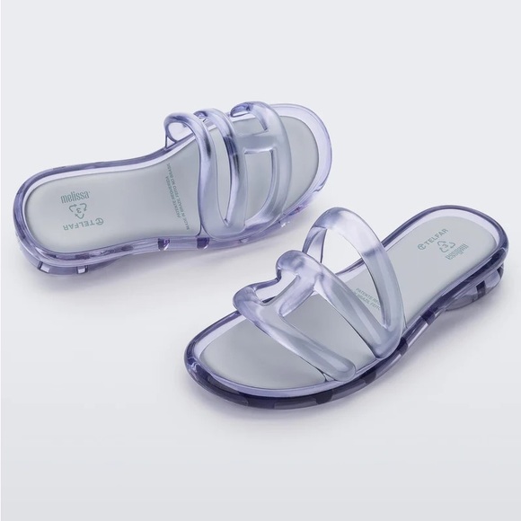 Telfar Shoes - Telfar x Melissa Jelly Sandal Slide Clear Size 9 NEW RARE